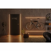 Base Profil 1m mit schwarzem Diffusor eloxiert