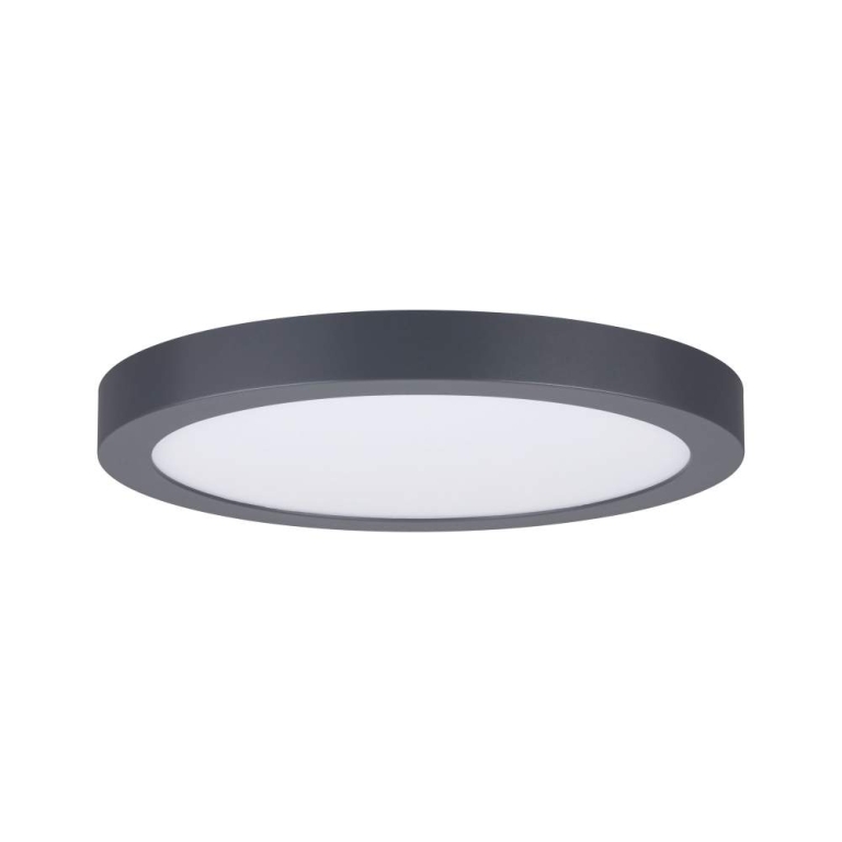 Paulmann LED Panel Abia rund 300mm 22W 2.700K Dunkelgrau