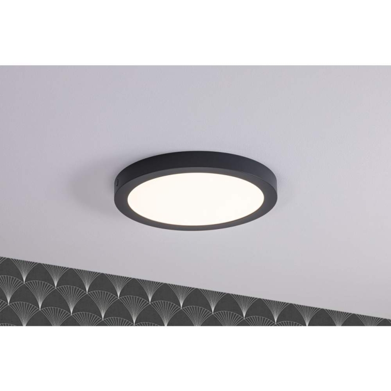 Paulmann LED Panel Abia rund 300mm 22W 2.700K Dunkelgrau