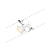 Seilsystem Cardan Einzelspot GU5,3 max. 10W 12V Weiß matt/Chrom