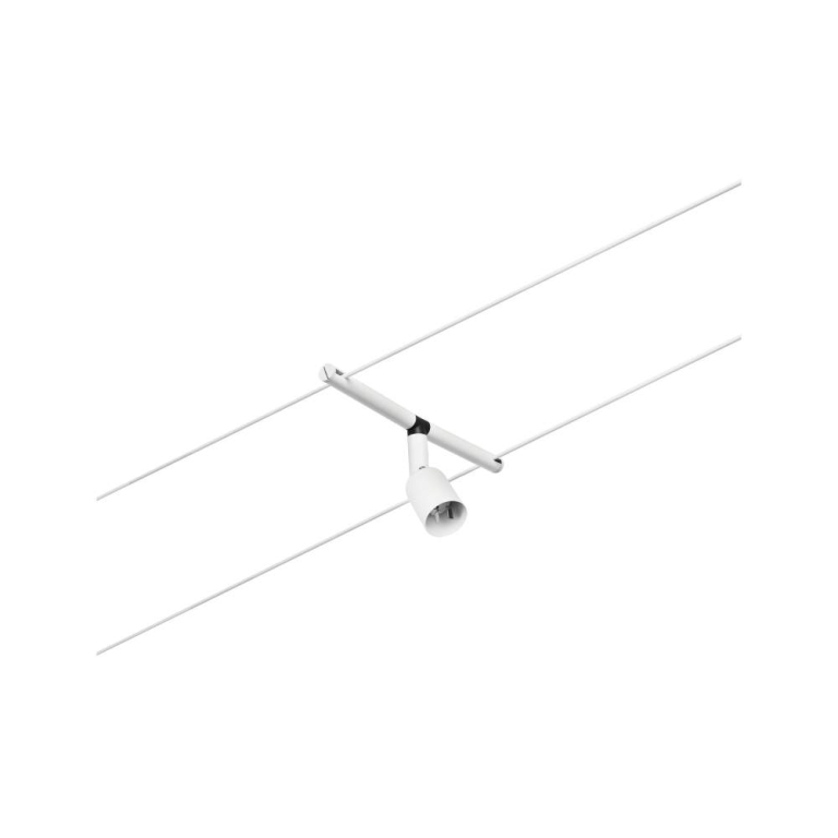 Paulmann Seilsystem Salt Einzelspot GU5,3 max. 10W 12V Weiß matt/Chrom