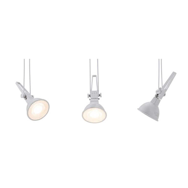 Seilsystem Spot Comet Weiß matt ohne Leuchtmittel max. 50W GU5,3 DC 60VA