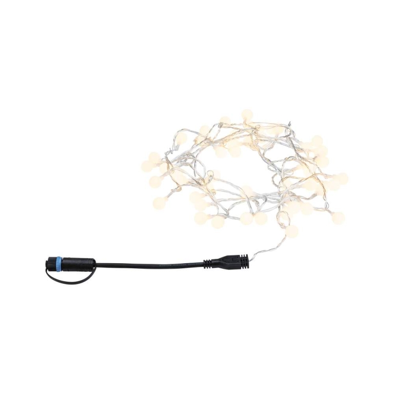 Paulmann Plug & Shine Lichterkette IP44 5m 24V 3.000K 48x2lm