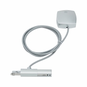 URail Einspeisung Kabel 2m Chrom matt für Seil-Deckenabhängung