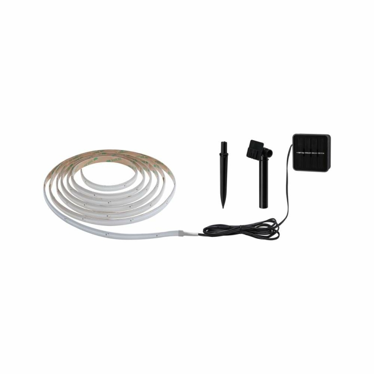 Paulmann Solar LED Stripe mit Dämmerungssensor IP44 3m RGB 0,3W Schwarz
