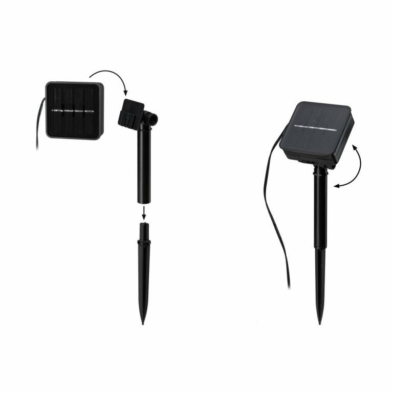 Paulmann Solar LED Stripe mit Dämmerungssensor IP44 3m RGB 0,3W Schwarz