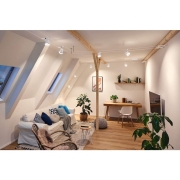 Seilsystem Cone Einzelspot GU5,3 max. 10W 12V Weiß matt/Chrom