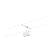 Seilsystem Cup Basisset GU5,3 max. 5x10W 230/12V Weiß matt/Chrom