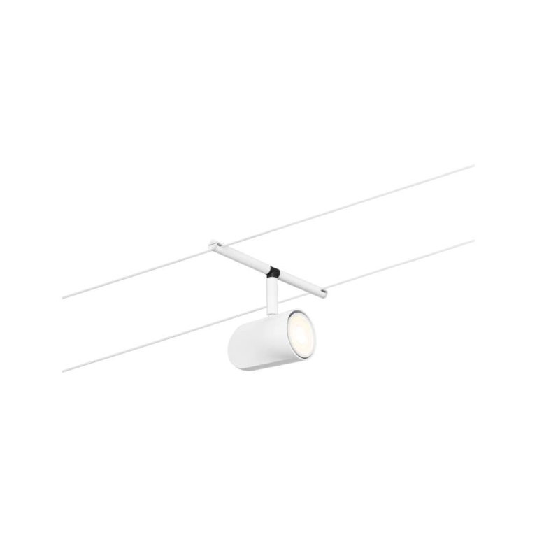 Paulmann Seilsystem Cup Einzelspot GU5,3 max. 10W 12V Weiß matt/Chrom