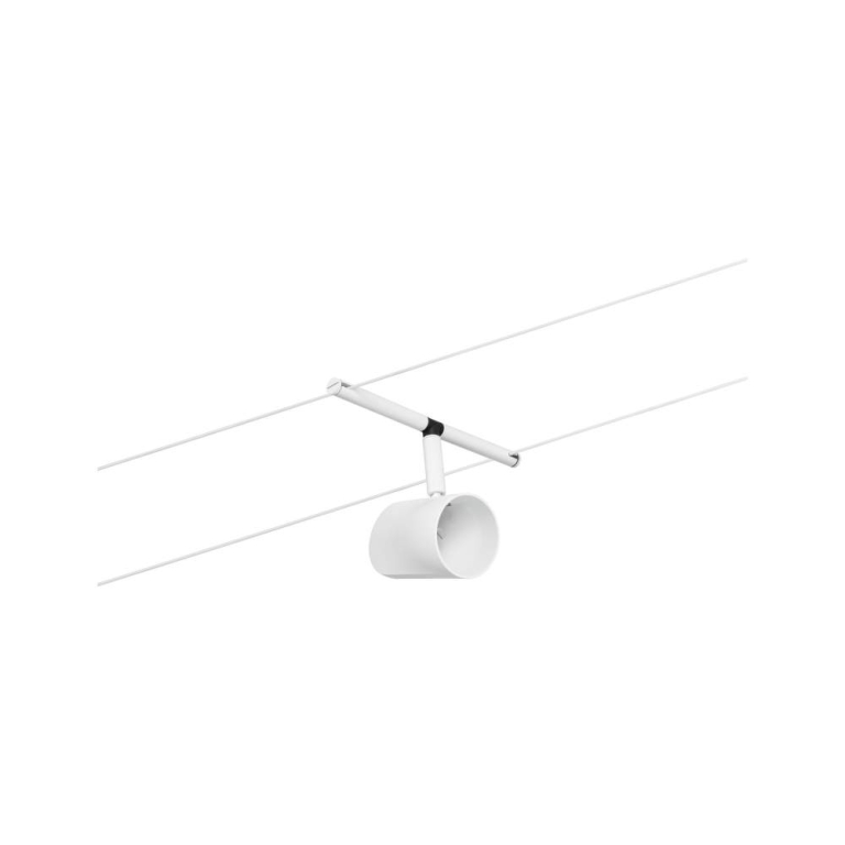 Paulmann Seilsystem Cup Einzelspot GU5,3 max. 10W 12V Weiß matt/Chrom