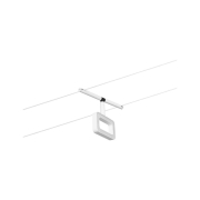 LED Seilsystem Frame Einzelspot 280lm 4,8W 3000K 12V Weiß matt/Chrom