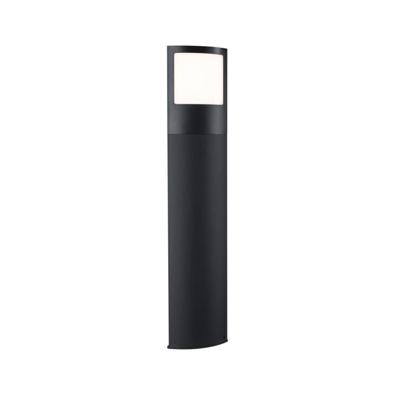Paulmann LED Pollerleuchte Padea mit Bewegungsmelder und Dämmerungssensor IP44  847mm 3000K 8,5W 1200lm 230V  Anthrazit Kunststoff