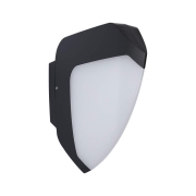 LED Außenwandleuchte Ikosea mit Bewegungsmelder Dämmerungssensor IP44 3000K seewasserresistent Anthrazit Kunststoff 230V