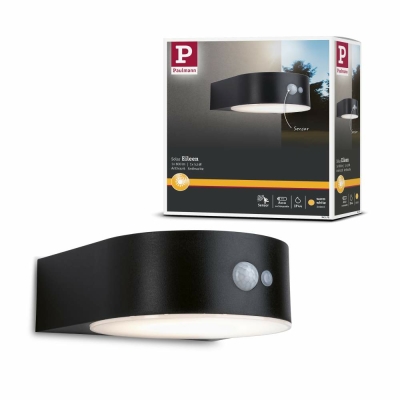 Paulmann Solar LED Außenwandleuchte Eileen mit Bewegungsmelder IP44 175x198mm 3000K 5,5W 600lm