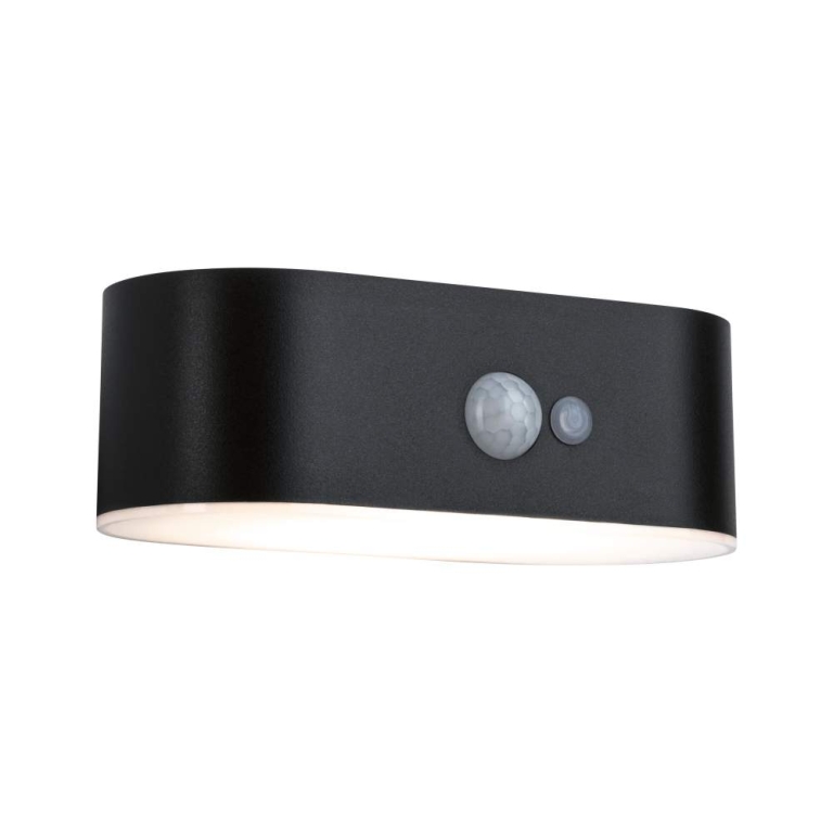 Paulmann Solar LED Außenwandleuchte Adya mit Bewegungsmelder IP44 180x118mm 3000K 2,5W 300lm