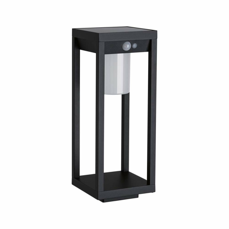 Paulmann Solar LED Pollerleuchte Marisol mit Bewegungsmelder IP44 150x150mm 3000K 5,5W 600lm