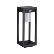 Solar LED Pollerleuchte Marisol mit Bewegungsmelder IP44 150x150mm 3000K 5,5W 600lm