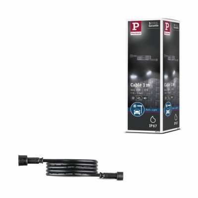 Paulmann Park & Light Kabel 1m IP67  Schwarz