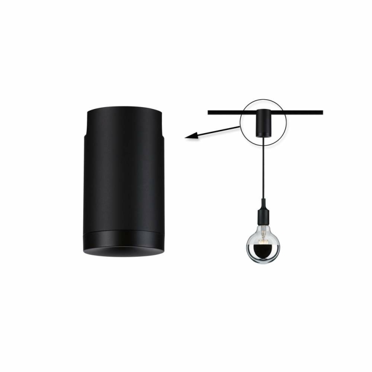 Paulmann URail Pendeladapter Universal Schwarz matt max. 100W