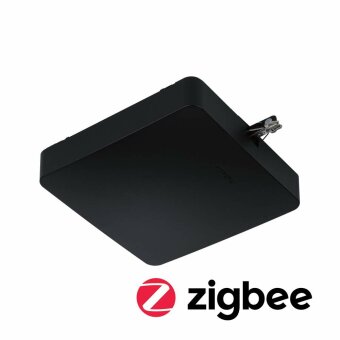 URail Einspeisung Smart Home Zigbee Mitteleinspeisung 227x196mm max. 300W Schwarz matt