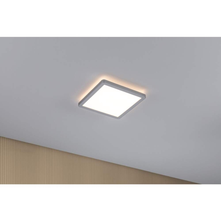 Paulmann LED Panel Atria Shine eckig 190x190mm 1360lm 3000K Chrom matt