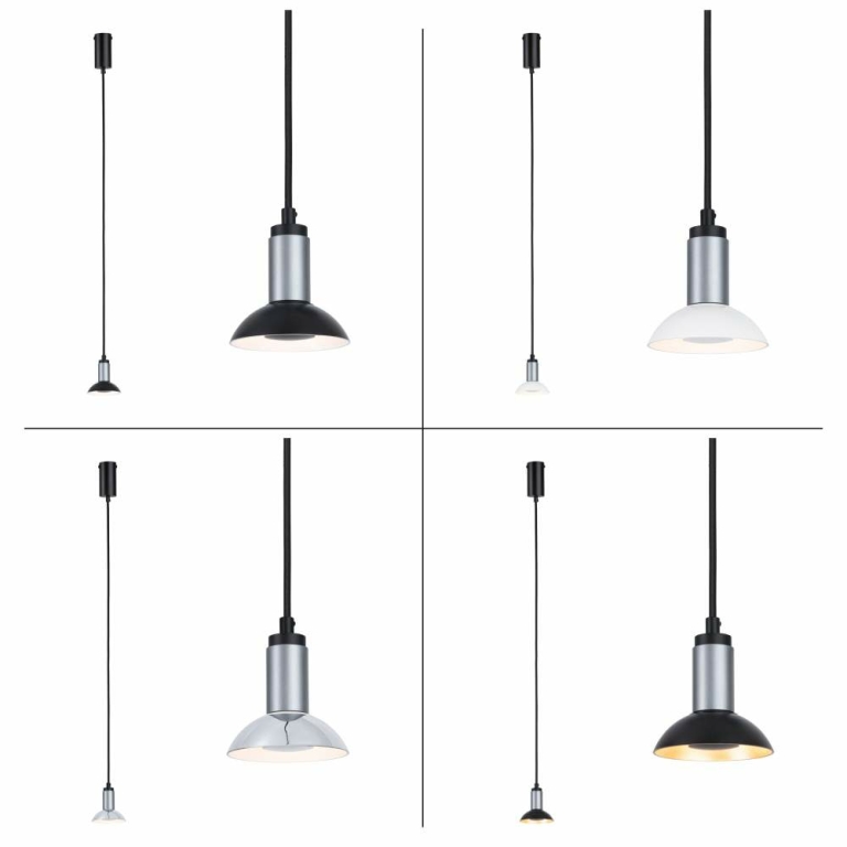 Paulmann Neordic Pendelleuchte Runa GU10   max. 20W Schwarz,Anthrazit
