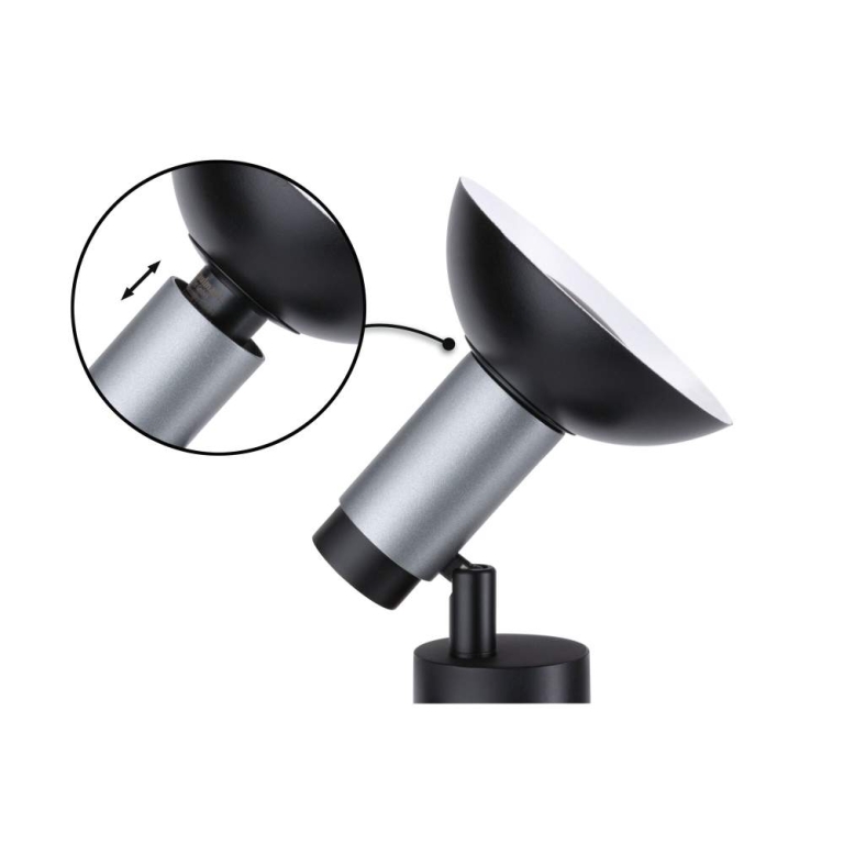 Paulmann Neordic Tisch-/Wandleuchte Runa GU10   max. 20W Schwarz,Anthrazit