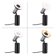 Neordic Tisch-/Wandleuchte Runa GU10   max. 20W Schwarz,Anthrazit
