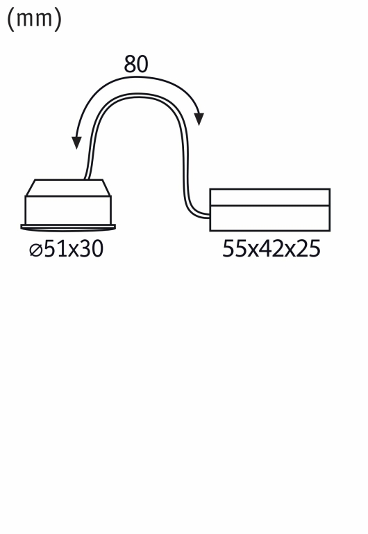 Paulmann Einbauleuchte Choose LED-Modul Coin 3er-Set 6W 2700K Non Dim 230V
