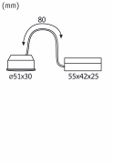 Einbauleuchte Choose LED-Modul Coin 3er-Set 6W 2700K Non Dim 230V