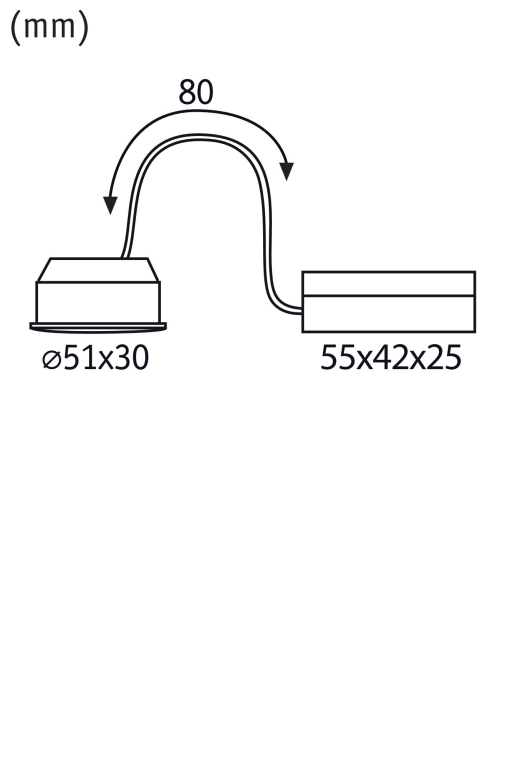 Paulmann Einbauleuchte Choose LED-Modul Coin 3er-Set 6W 2700K 3-Step-Dim 230V
