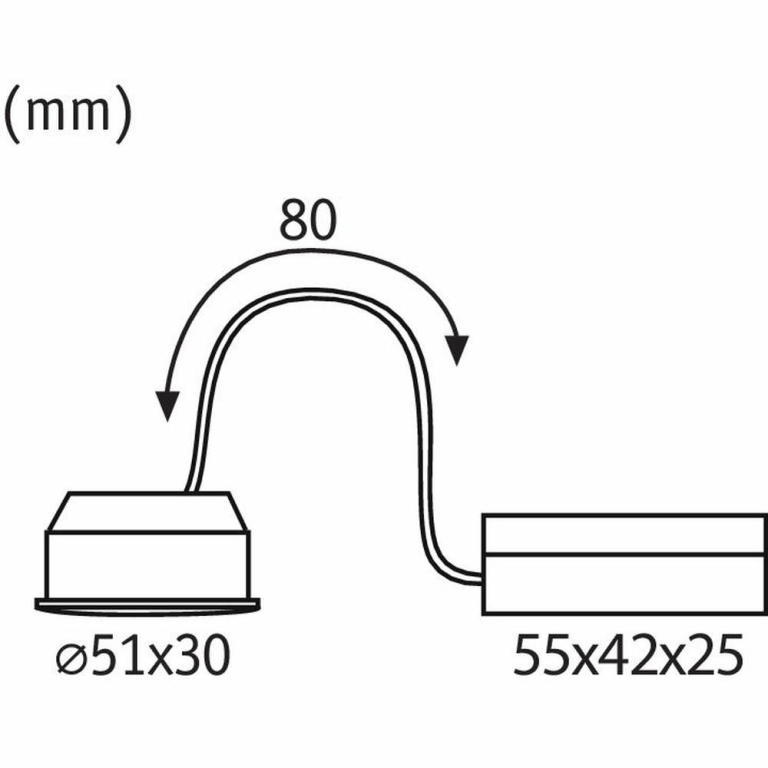 Paulmann LED-Modul Coin Nova für Einbauleuchten 6W 470lm 2700K