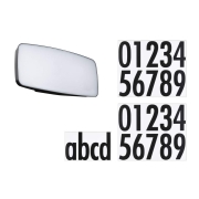 LED Hausnummernleuchten Sheera mit Bewegungsmelder und Dämmerungssensor IP44  276x73mm 3000K 6,5W 820lm 230V