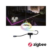 Plug & Shine LED Stripe Smooth 2m IP67 RGBW+ Smart Home Zigbee 11W Weiß