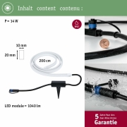 Plug & Shine LED Stripe Smooth 2m IP67 RGBW+ Smart Home Zigbee 11W Weiß