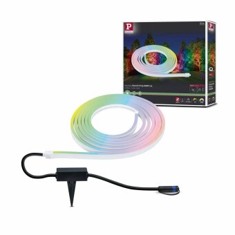 Paulmann Smart Home Zigbee Plug & Shine Smooth Strip RGB Tunable White IP67 22W DC 24V 5m