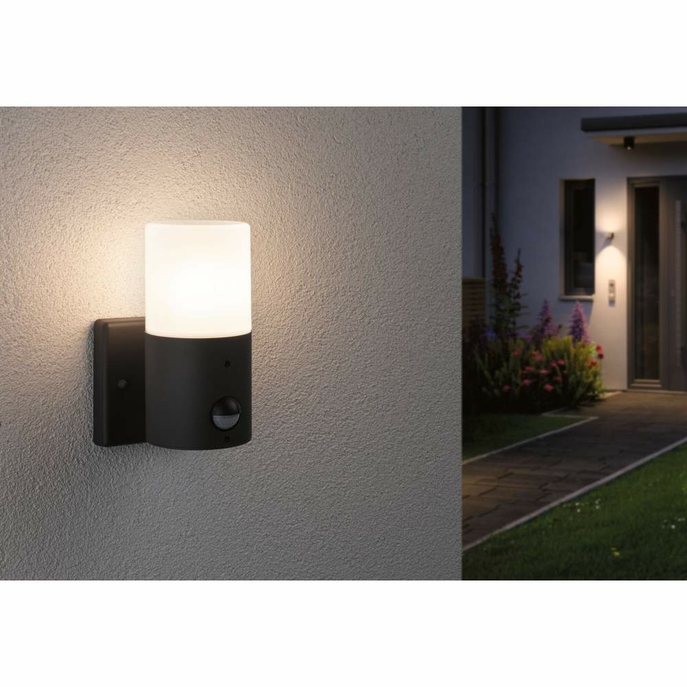 Paulmann 94648 Außenwandleuchte Leuchtmittel ohne mit Lampen1a IP44 Tubs | Bewegungsmelder