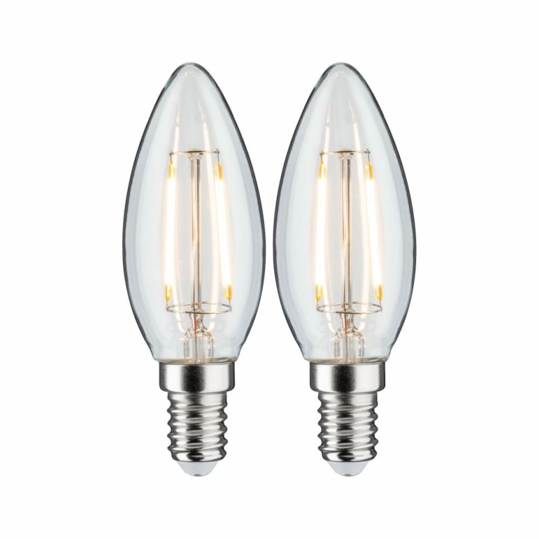 Paulmann LED Kerze Filament   E14 230V 2x250lm 2x2,7W 2700K  Klar