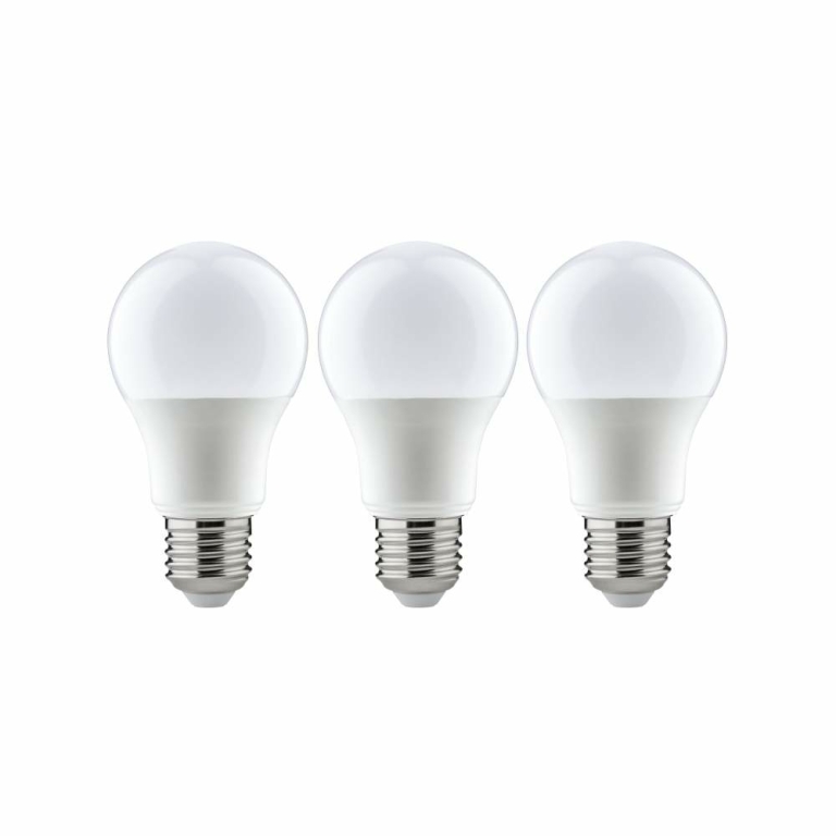 Paulmann LED Birne 3er-Pack E27 230V 3x806lm 3x8,0W 2700K  Opal