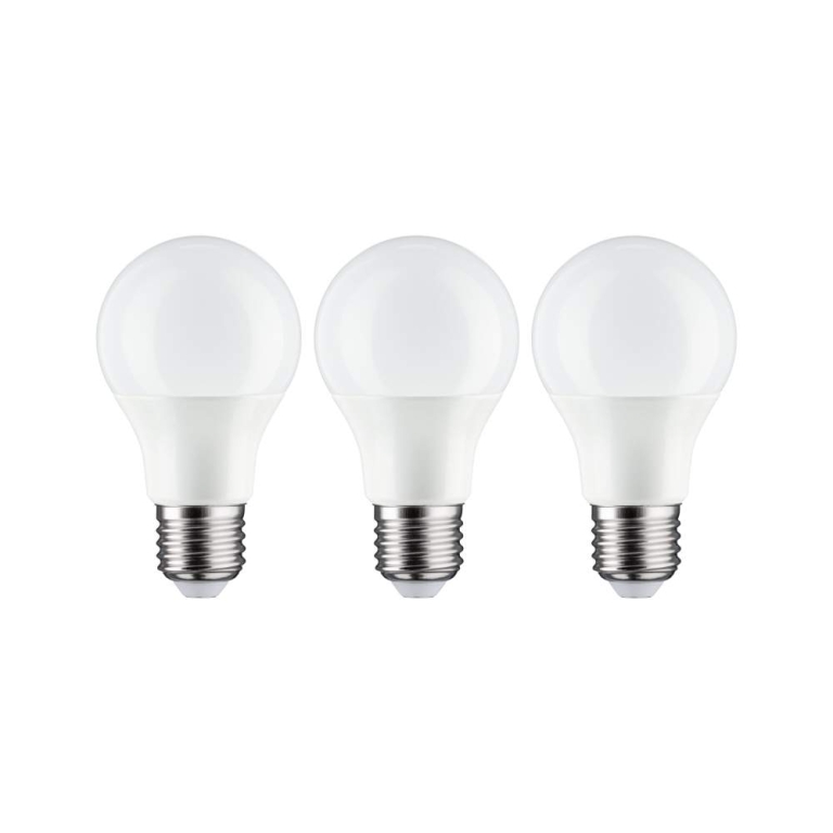 Paulmann LED Birne 3er-Pack E27 230V 3x806lm 3x8,0W 2700K  Opal