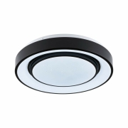 LED Deckenleuchte Rainbow mit Regenbogeneffekt    RGBW 2650lm 230V 22W  Schwarz#Weiß