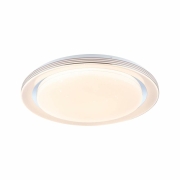 LED Deckenleuchte Rainbow mit Regenbogeneffekt    RGBW 4750lm 230V 38,5W  Chrom#Weiß