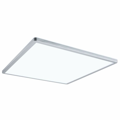 580x200mm Paulmann 3-Step-Dim Chrom Panel eckig LED Atria 71010 4000K Shine | Lampen1a matt