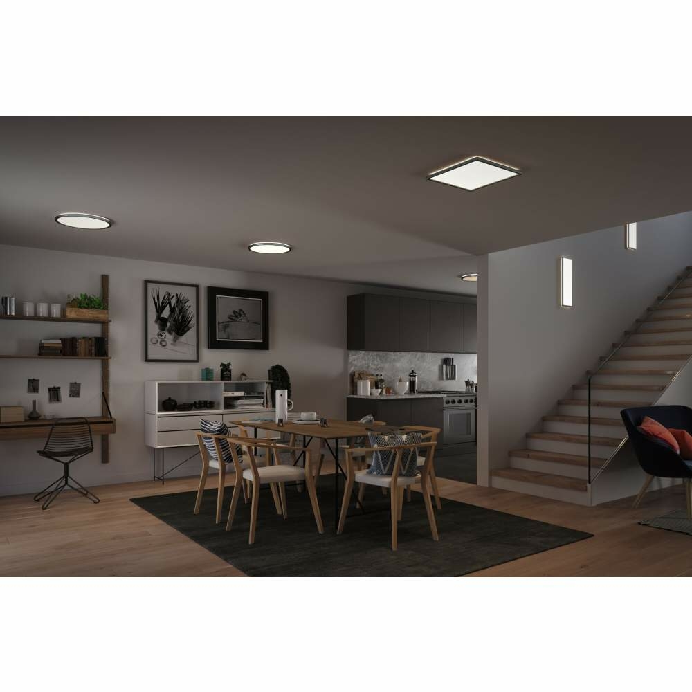 Paulmann 71010 LED Panel 3-Step-Dim 4000K Lampen1a matt Shine Atria 580x200mm Chrom | eckig