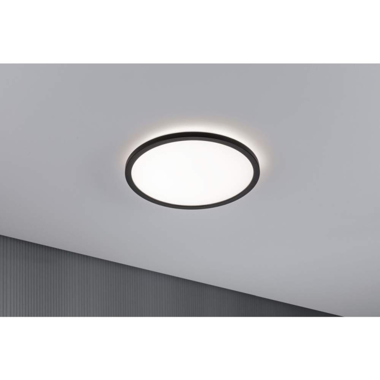 Paulmann LED Panel Atria Shine   rund 293mm 4000K Schwarz
