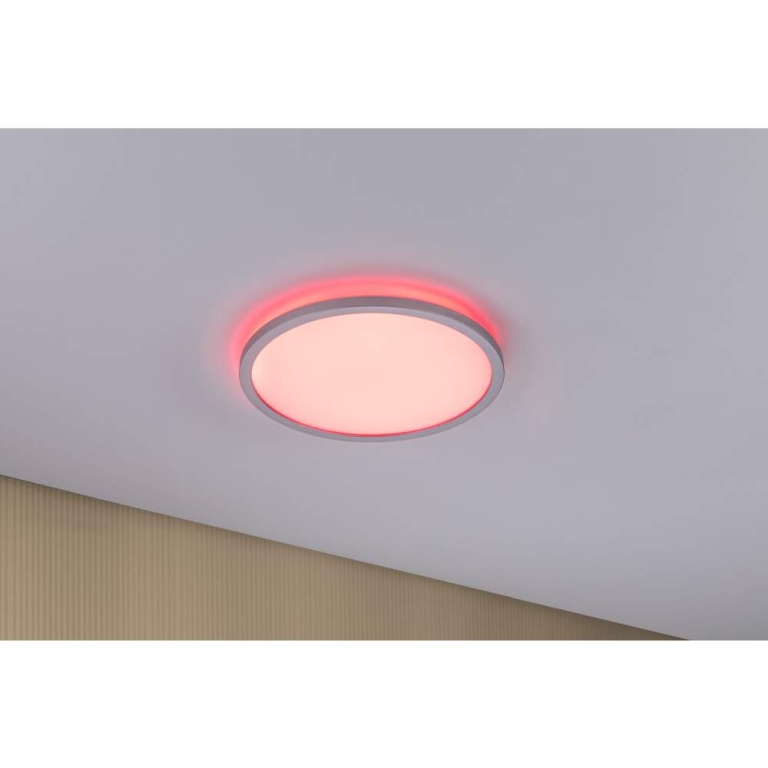 Paulmann LED Panel Atria Shine rund 293mm RGBW Chrom matt