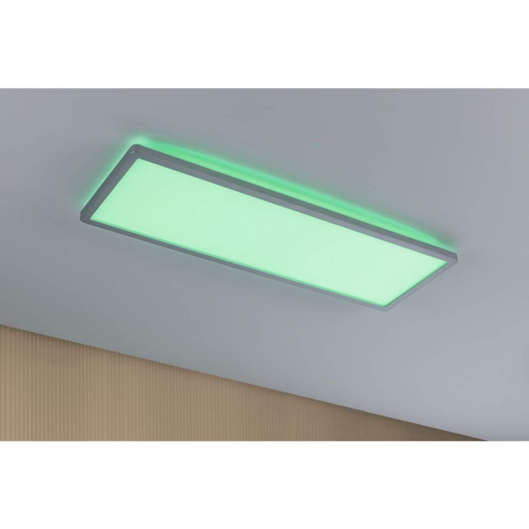 Paulmann LED Panel Atria Shine eckig 580x200mm RGBW Chrom matt
