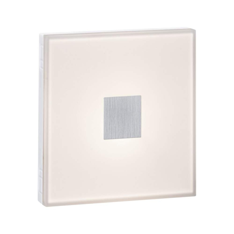 Paulmann LumiTiles LED Fliesen Square Einzelfliese IP44 100x10mm 70lm 12V 0,8W 2700K Weiß Kunststoff/Aluminium