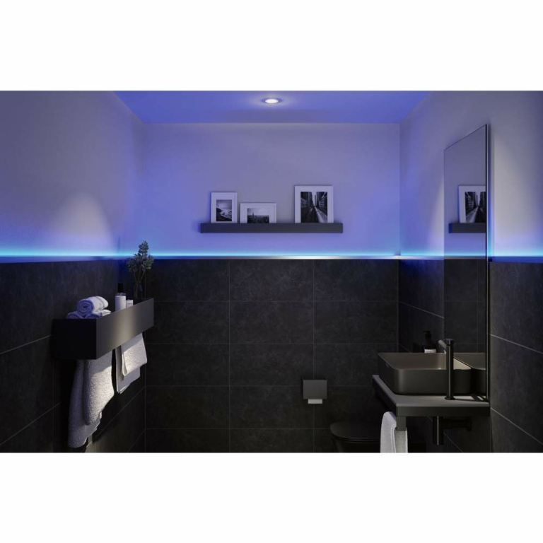 Paulmann LumiTiles LED Strip Einbauprofil Top 1m Alu eloxiert/Satin