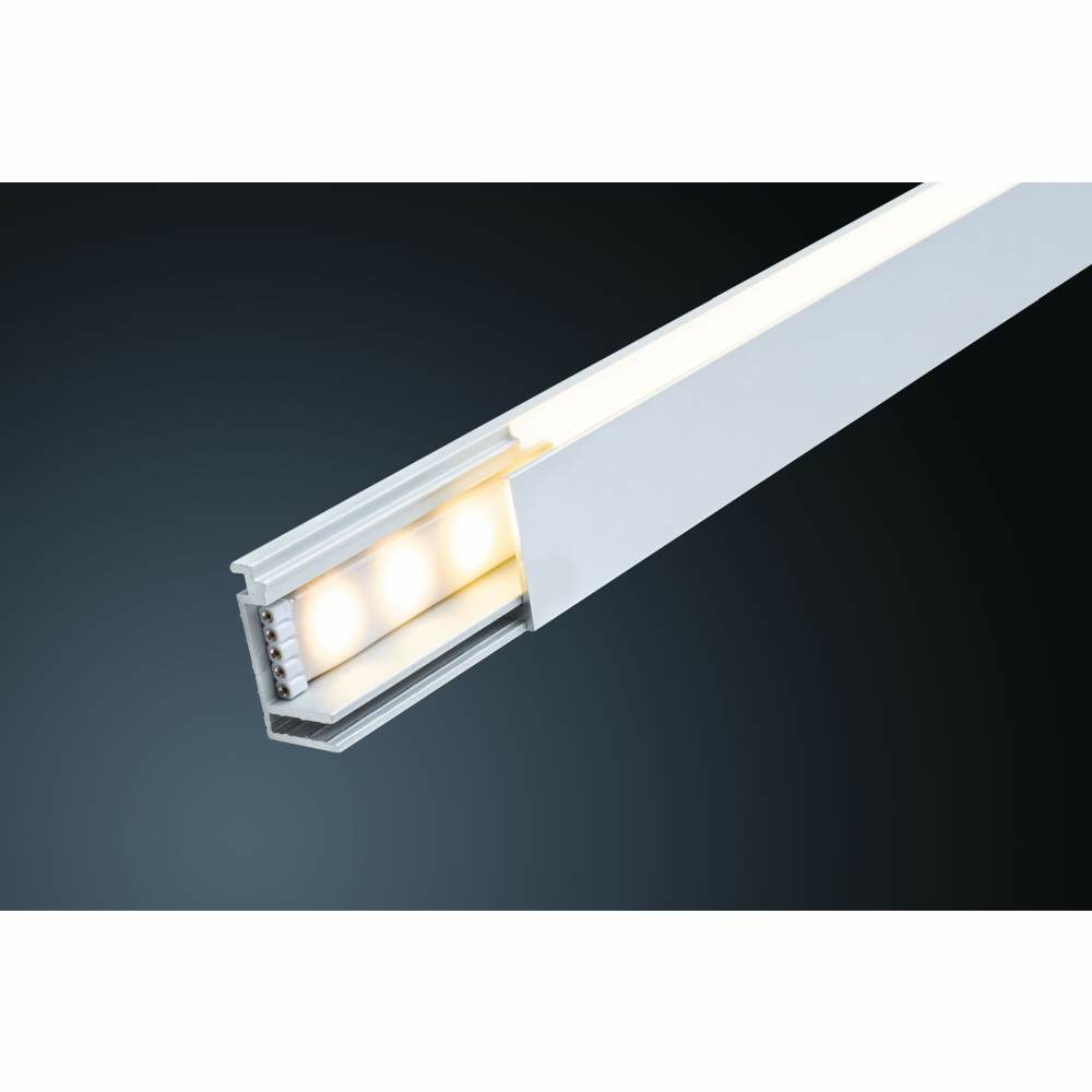 Paulmann 78406 LumiTiles LED Strip Aufbauprofil Top 1m Alu eloxiert/Satin |  Lampen1a